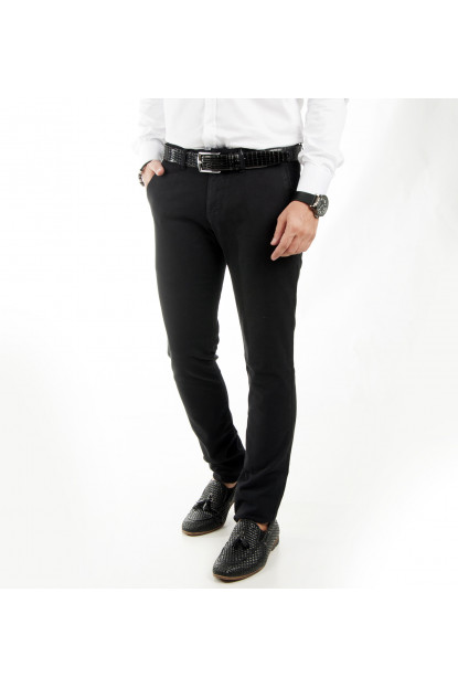 DeepSEA Self-Patterned Sports Cut Slimfit Men's Linen Pants 1702560