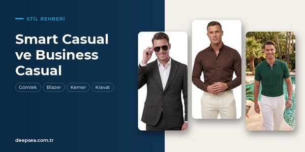 Smart Casual ve Business Casual Erkek Giyim: Aksesuar Rehberi