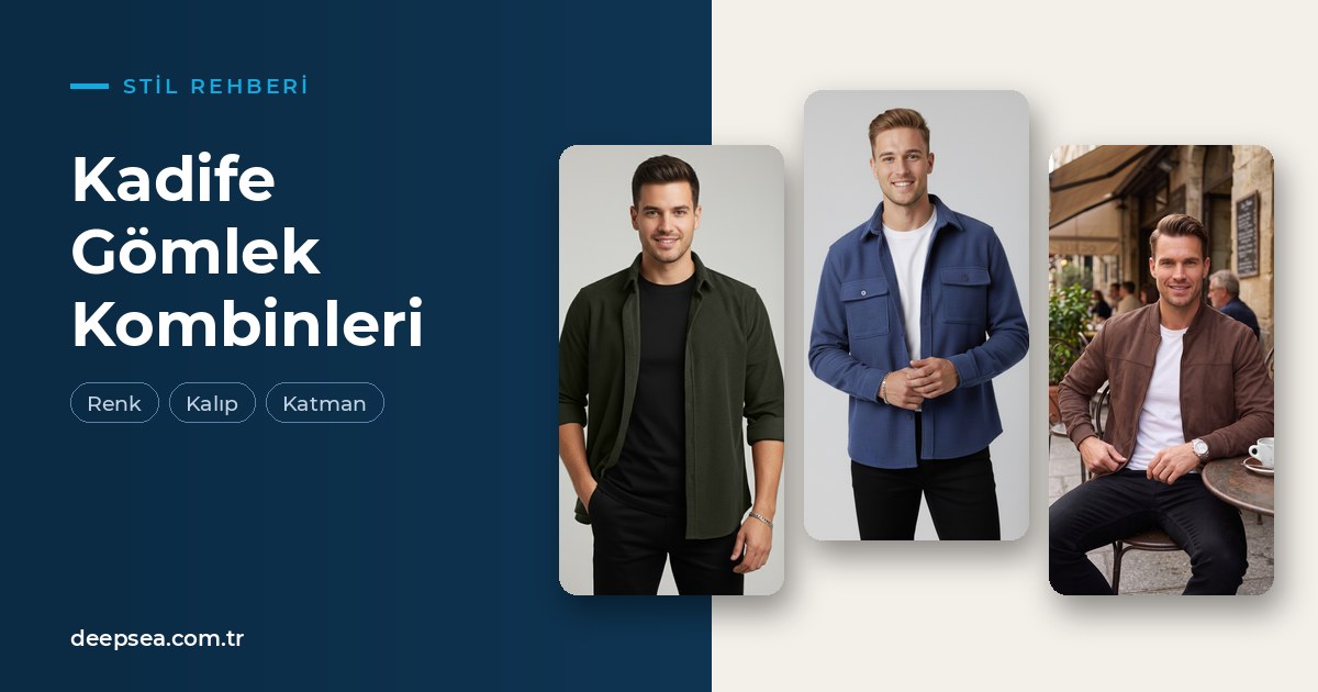 Erkek Kadife Gömlek Nasıl Kombinlenir? Renk ve Katman Rehberi