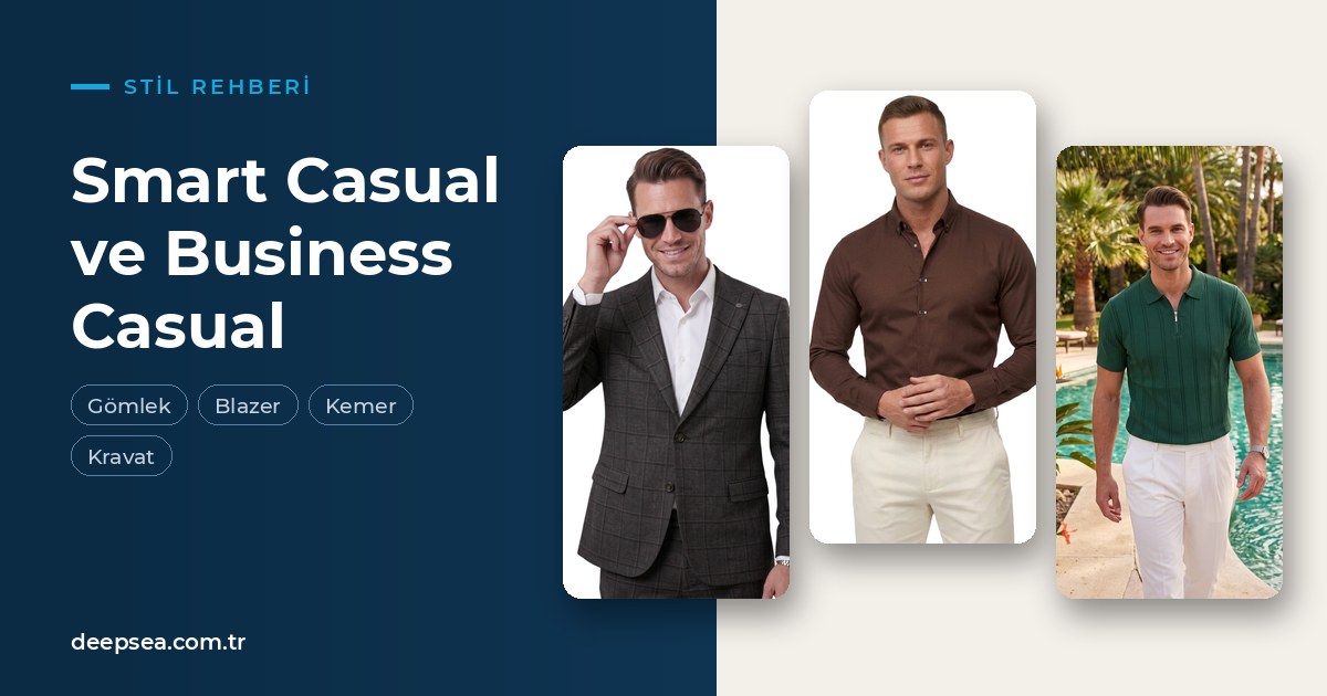 Smart Casual ve Business Casual Erkek Giyim: Aksesuar Rehberi